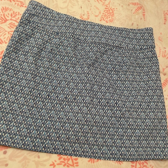 Euc Zac and Rachel blue patterned golf skort size 12 - Picture 4 of 7
